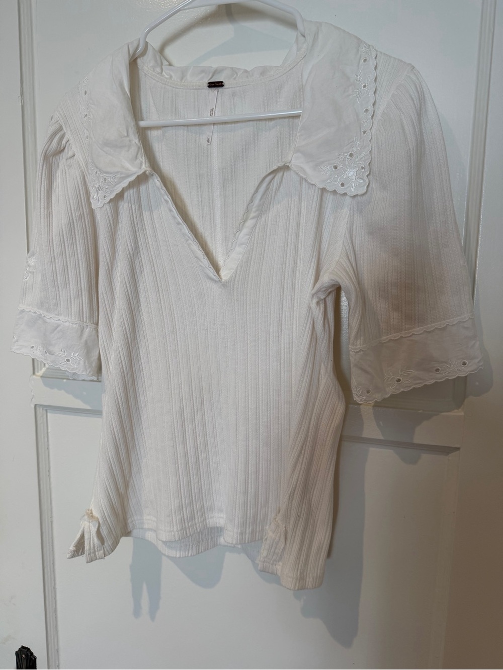 Free People Roxy Collared Top - Picture 6 of 8